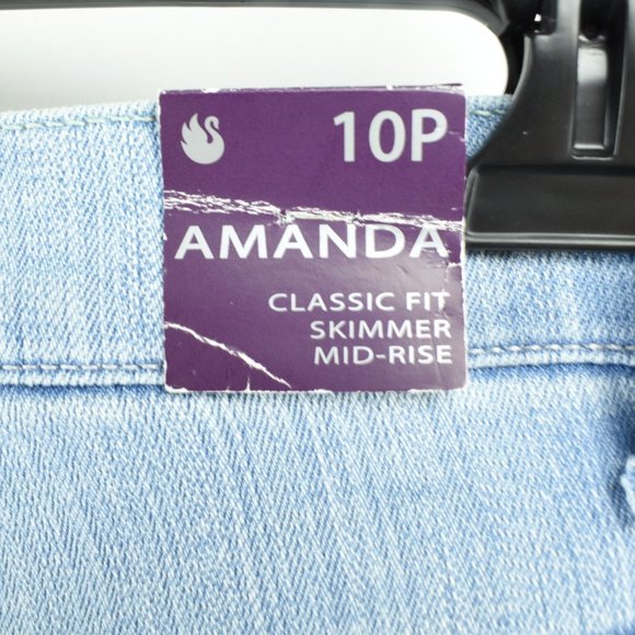 Gloria Vanderbilt 10 P  Denim Capris Stretch NWT - Picture 8 of 8